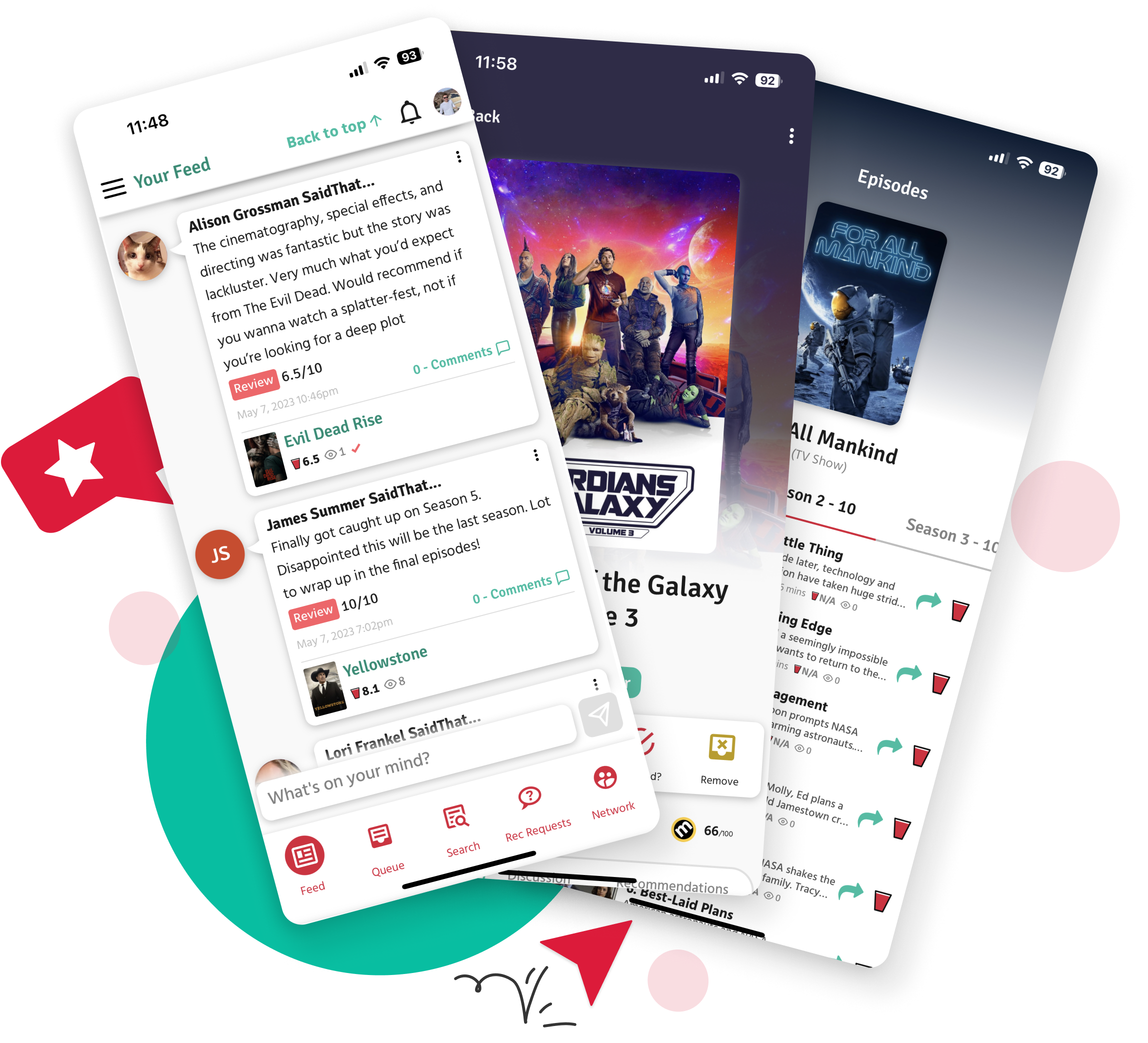 Hero image showcase several app screens